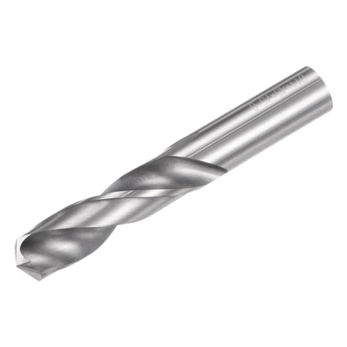 Image of sourcing map Solid Carbide Drill Bit, 11mm (0.433") YG6X/C3 Micro-Grain Tungsten Carbide Short Twist Drill Bits Straight Shank for Drilling Stainless Steel Aluminum Metal Plastic