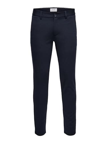 Image of Only & Sons NOS Men's Onsmark Pant Gw 0209 Noos Trouser Trouser, Blue (Night Sky Night Sky), W32/L30