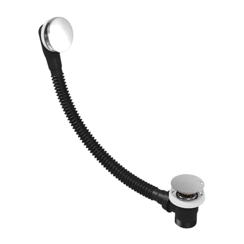 Image of Flode Easy Clean Push Button Pop Up Bath Waste & Overflow (Chrome)
