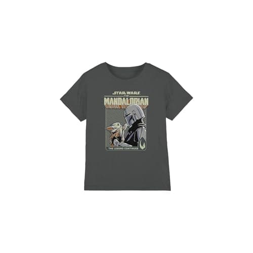 Image of Star Wars Grogo Legend Continues Unisex Kids T Shirt, Charcoal, 5-6 Years