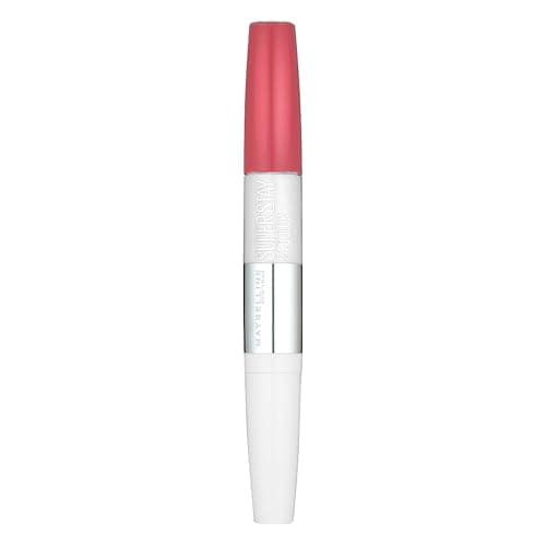 Image of MAYBELLINE - SuperStay 24H Lipstick - 185 Rose Dust - Pink - Long lasting Glossy Lipstick - 10 ml