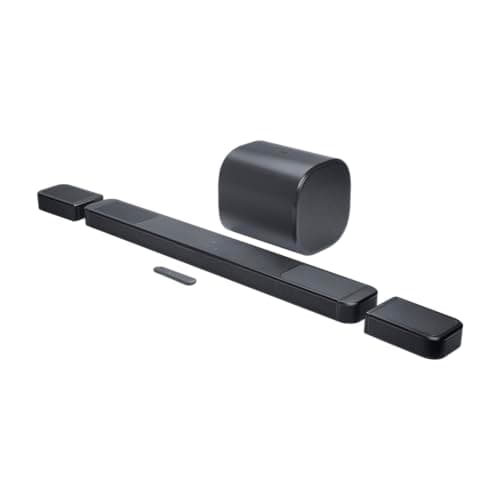 Image of JBL Bar 1300 MK2, 11.1.4-Channel Bluetooth Soundbar for TV with Detachable Speakers, 8" Subwoofer, Dolby Atmos Surround Sound & DTS:X, HDMI eARC, Wi-Fi, PureVoice 2.0 and MultiBeam 3.0, Black