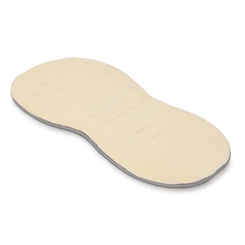 Image of egg Stroller Reversible Luxury Fleece Pushchair Seat Liner | Fits egg 2 Pushchair Seats (Cream)
