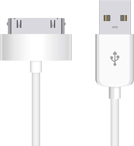 Image of selling united USB Sync and Charging Data Cable compatible with iPhone 4/4s, 3G/3GS, iPad 1/2/3, 30-Pin Cables Charger Lead - 1M White