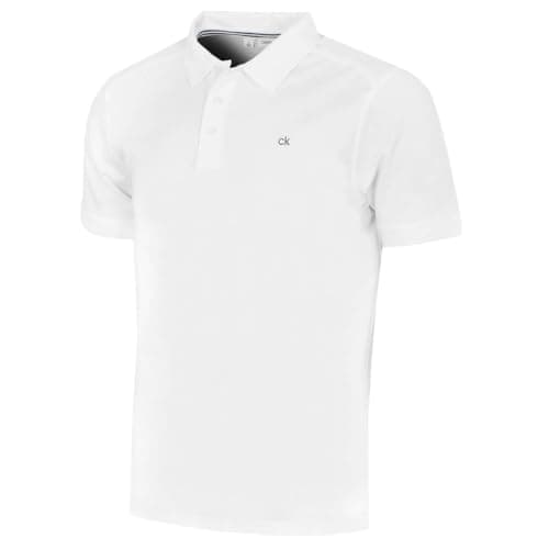 Image of Calvin Klein Mens Campus Polo Shirt - White - L