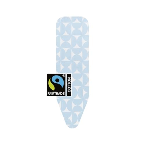 Image of Brabantia Ironing Board Cover A 110x30 cm – Fresh Breeze | 100% Cotton Top Layer with 2mm Foam Padding for Size A Ironing Boards | Durable, Washable, and Easy to Install