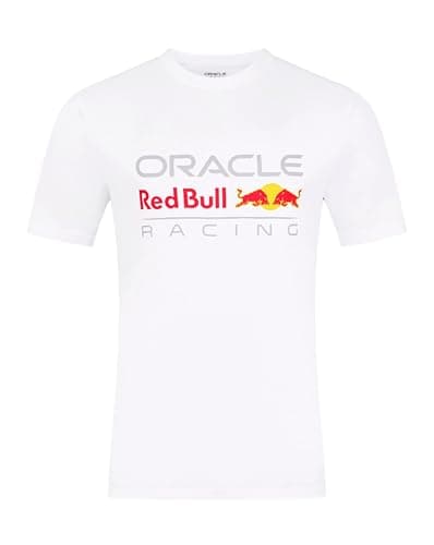 Image of Castore Red Bull Racing F1 Large Front Logo T-Shirt, White, XL