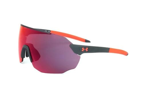 Image of Under Armour UA HALFTIME Matte Grey Orange/Orange Multilayer 99/1/120 unisex Sunglasses