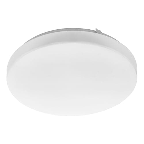 Image of EGLO Wall/Ceiling Light, Alloy Steel Plastic, 11.5 W, White, Diameter 28 cm