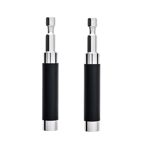 Image of ChgImposs 2PCS 80MM Scalable Magnetic Screw Drive Guide Drill Bit Tip Holder Screwdriver Bit Holder Extension Bar Adapter, Drill Bit Guide Rod Adapter
