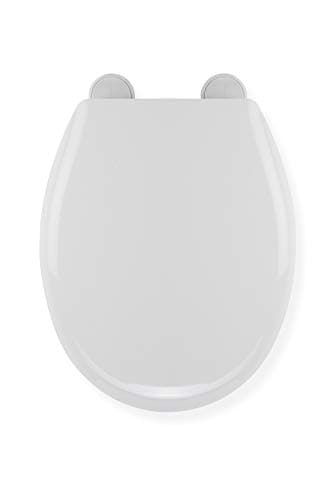 Image of Croydex Sit Tight Huron Toilet Seat, White, 45 x 36 x 5 cm
