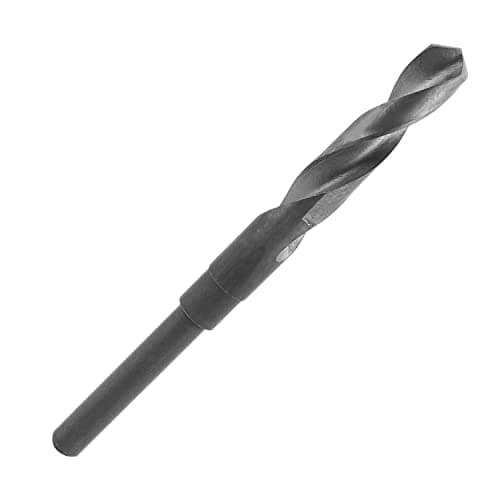 Image of Utoolmart Reduced Shank Drill Bit 14mm High Speed Steel HSS 9341 Black Oxide with 1/2 Inch Straight Shank 1pcs