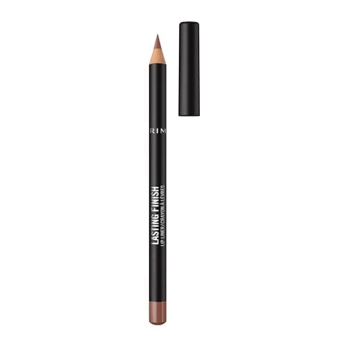 Image of Rimmel Lasting Finish 8HR Lip Liner, Cappuccino, Highly Pigmented Formula, Long-Wearing Creamy Colour, Precise Application and Seamless Blend, For Big & Plump Lips, Vegan & Cruelty Free, 1.2g