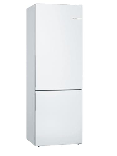 Image of Bosch Home & Kitchen Appliances KGE49AWCAG Serie 6 Freestanding Fridge Freezer with Low Frost and VitaFresh, 201cm, 419L capacity, 70cm XL wide, White