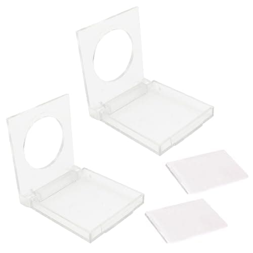 Image of 2Pcs Button Switch Cover Guard, Round Clear Plastic Push Button Protective Covers Dustproof and Waterproof for Computer PC 19mm Diameter Buttons (with Adhesive)