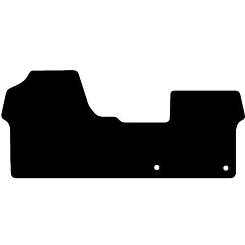 Image of Carsio Carpet Car Mats For Dispatch, Expert, Proace 1 Piece Set Tailored Fit Floor Mat Complete Accessory Black Custom Fitted - All Weather, Anti-Slip Backing & Black Trim