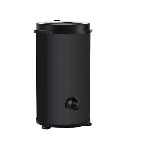 Image of Cookology Spin Dryer 4kg Capacity in Black - Energy Saving & Efficiency Saving Spinner - 2800RPM - Compact & Portable Design - Deep Cleaning for Clothes - Remove Water Content