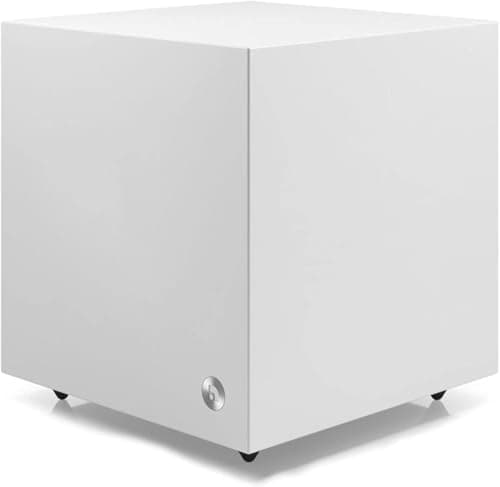 Image of Subwoofer with Bass Reflex - Cable Operated - Bass - Home Entertainment - Audio - Streaming - TV Sound - Wi-Fi - Digital Class D Amplifier - 200W - SW-5 - White