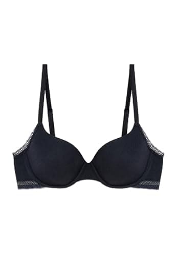 Image of Passionata Women's Charlotte T923 Bra, Opaque, Black, 32B