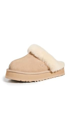 Image of UGG Disquette Slippers UK 8 Beige