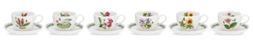 Image of Portmeirion Exotic Botanic Garden - 7oz Teacup & Saucer - Set of 6 Ass