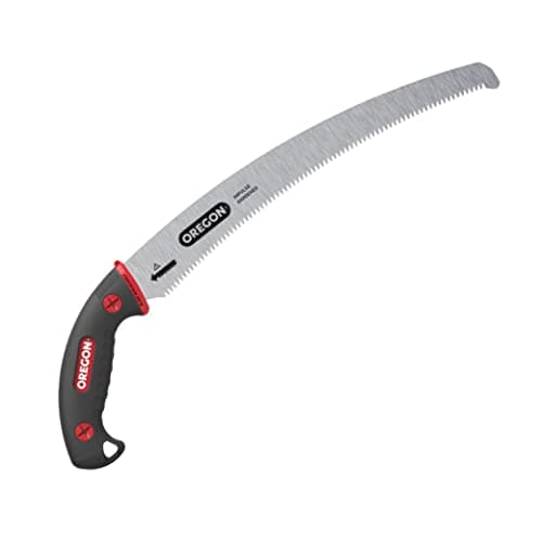 Image of OREGON 600136 13-Inch Premium Japanese High-Carbon Steel Tree Pruning Hand Saw with Curved Blade
