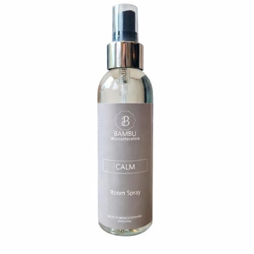Image of Bambu Calm Luxury Room Spray 150ml – Long-Lasting Home Fragrance with Lavender, Eucalyptus, Bergamot & Vanilla for Bedroom, Bathroom, Office – Air Freshener