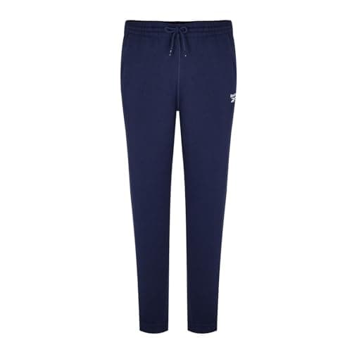 Image of Reebok Men's Identity Left Leg Joggers, Vector Navy, S