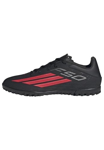 Image of adidas Unisex F50 Club Turf Football Shoes, core Black/Lucid red/core Black, 8 UK