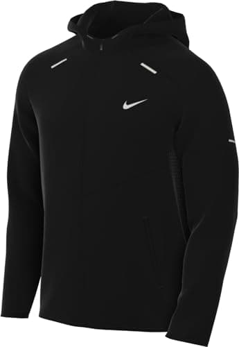 Image of NIKE FB7540-010 M NK IMP LGHT WINDRNNER JKT Jacket Men's BLACK/BLACK/REFLECTIVE SILV Size L