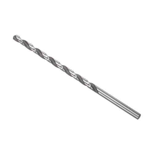 Image of CoCud Extra Long 6542 High Speed Steel Twist Drill Bits, 8.2mm Diameter 200mm Length, Black Oxide Straight Twist Jobber Drill Bit - (Applications: for Metal Woodwork Plastic Aluminum)