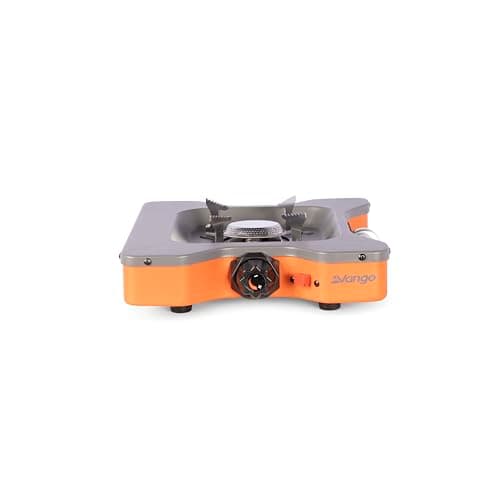Image of Vango Inferno Camping Gas Cooker – 2.4kW Portable Stove with Stainless Steel Burner, Piezo Ignition, Retractable Safety Hose & Detachable Pot Support – EN417 Gas Compatible Outdoor Cooker for Camping