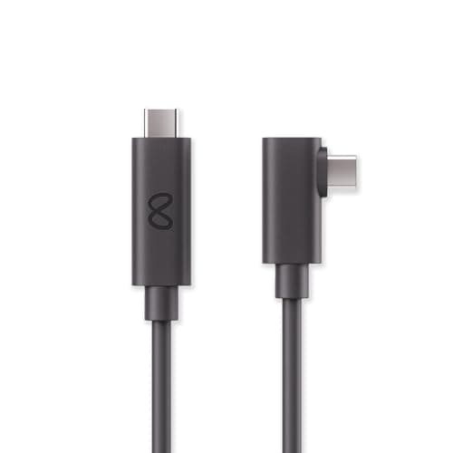 Image of Meta Quest link cable – Works with Meta Quest 3/3S – 16 foot (5 m) – Premium fibre-optic cable – Access PC VR Games – Up to 5 Gbps bandwidth