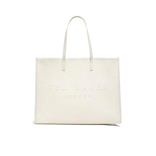 Image of Ted Baker Women's Palmer Tote Bag, White/Bone, Large