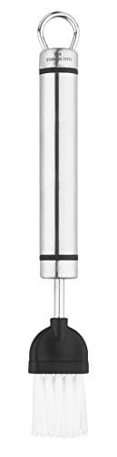 Image of Tala Stainless Steel Pastry Brush with Professional Grade Nylon Bristles, Ideal for Basting Meats When Cooking or BBQ, or Glazing Pastries and Pies When Baking, 19.9 x 2.4 x 1.5 cm