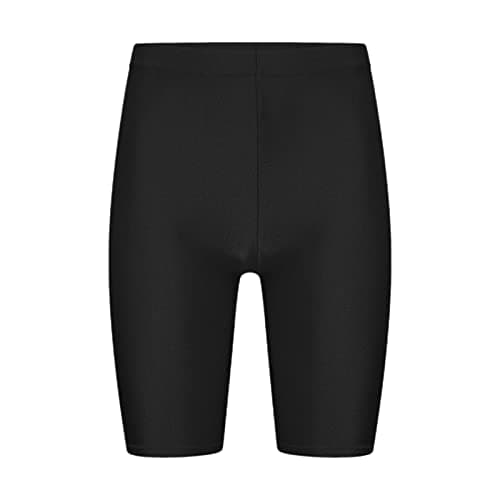 Image of Gum & Berries Girls Cycling Shorts Stretchy Dance Gymnastics Sports School Summer Plain Hot Pants Black Biker Short 7-8 Years