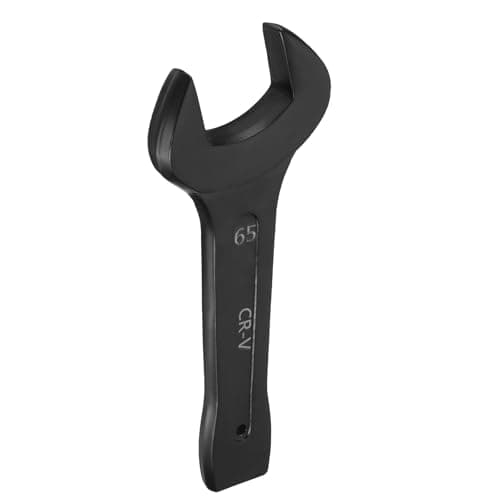 Image of sourcing map Open End Striking Wrench 65mm Metric CR-V Steel Single Open Spanner Baking Paint U Shape Head Wrench Hand Tool for Mechanical Automotive Repair