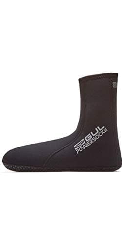 Image of Gul 4mm Power Sock Socks - Black - Unisex - Featuring Free-Flex heel and ankle entry system and grippy Dura-Skin sole print