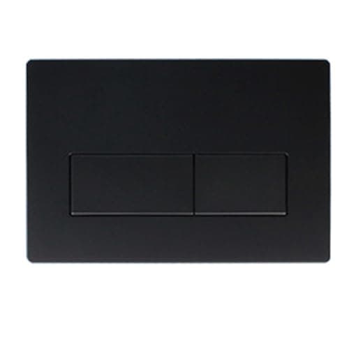 Image of Geberit Sigma Replacement Flush Plate, Dual Flush Button for Sigma 01/20/30/50 UP300 UP320 Cisterns (Black)