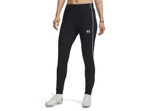 Image of Under Armour Women's Challenger Training Pant, Comfortable and Lightweight Ladies' Tracksuit Bottoms, Women's Joggers for Sports, Training and Casual Wear,Black / / White,MD