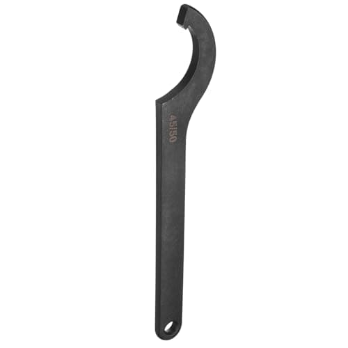 Image of sourcing map C Hook Spanner Wrench, 45-50mm C Pin Motorcycle Shock Nut Chrome Vanadium Spanner Wrench Tool with 3.5mm Square Head for Machine, Vehicles, Mechanical