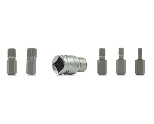 Image of Yato YT Professional Spline Bits Set 6 Pcs 1/2-Inch Adaptor (YT-0414)