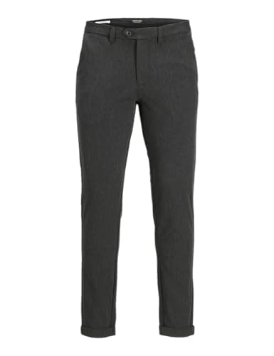 Image of JACK & JONES Mens Connor Chino Pants Dark Grey 34W / 32L