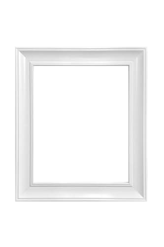 Image of FRAMES BY POST Scandi Vintage White Picture Photo Frame 40 x 50 cm (Plastic Glass)