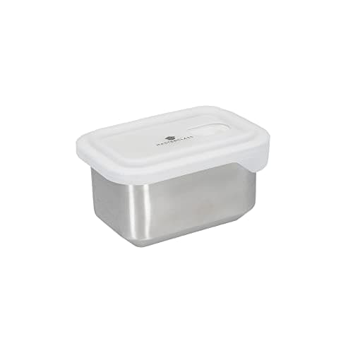 Image of MasterClass All-in-One Stainless Steel Container with Lid and PTFE, PFOA and BPA Free Non Stick, Oven, Freezer and Microwave Safe - 750 ml, Silver