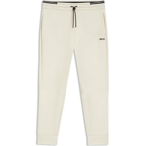 Image of BOSS Mens Jogging Bottoms Open White L