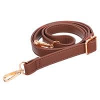 Image of YBEATY Purse Strap Replacement Genuine Leather Strap Adjustable Crossbody Bag Straps Shoulder Extended Long Thin Black Handbags for Women Handbags Purse Extender Chain Straps Crossbody (coffee brown)