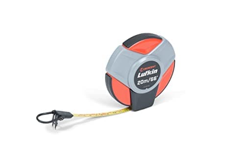 Image of Lufkin ST20CME Steel Long Tape Measure, 20m/66' with Metric and Imperial Markings, 3-to-1 Return Gear Ratio