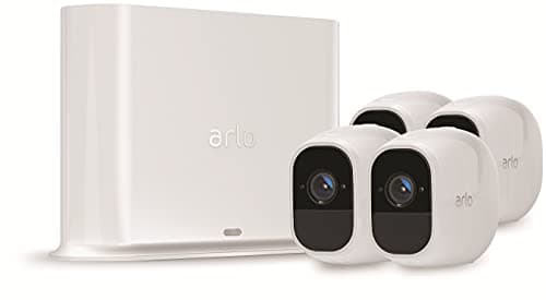 Image of Arlo Pro2 Wireless Home Security Camera System CCTV, Wi-Fi, Alarm, Rechargeable, Night Vision, Indoor or Outdoor, 1080p, 2-Way Audio, Free Cloud Storage, 4 Camera Kit, VMS4430P