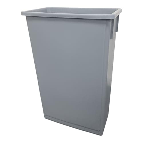 Image of Chabrias Ltd Grey Slim Recycling Bin, Bins For Kitchen, 87 Litre, Space-Saving Design, Durable Plastic, Easy-to-Clean, Ideal for Home, Office, Pubs, Waste Solution, Effortless Disposal (1)